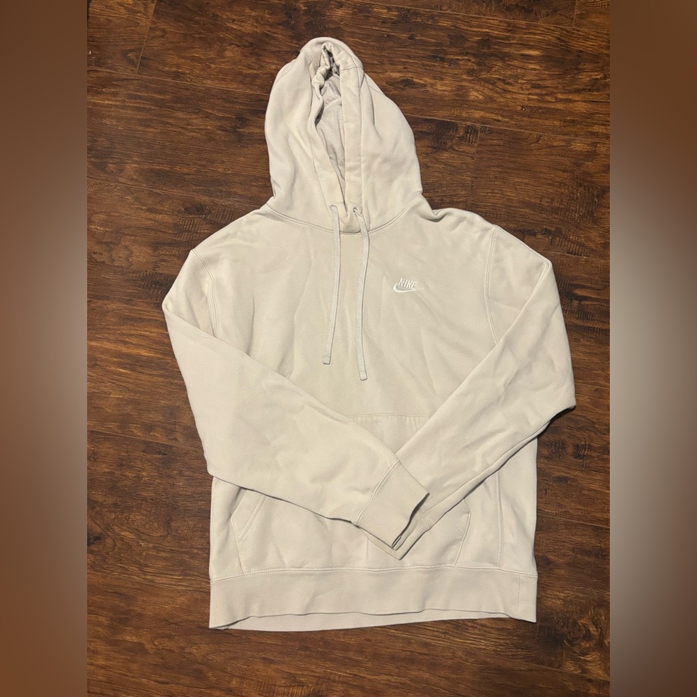 Nike Cream Sweatshirt Hoodie Classic Pullover